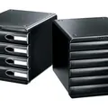Następne zdjęcie produktu Filing-box, plastic, 4 drawers, LEITZ "Allura", black