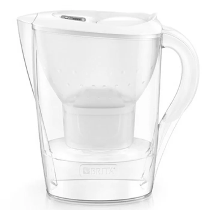 Główne zdjęcie produktu Filtrační konvice Marella Cool Memo, bílá, sklo, 2.4l, vč. 1 filtru, Brita
