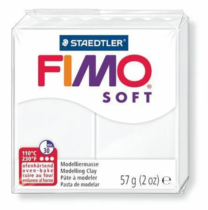 Główne zdjęcie produktu FIMO® soft 8020 56g bílá