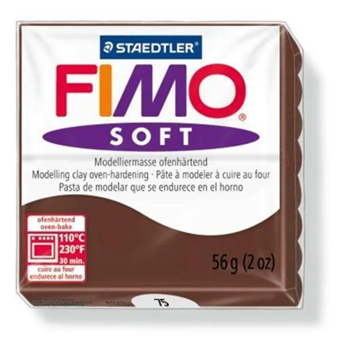 Główne zdjęcie produktu FIMO® soft 8020 56g čokoládová