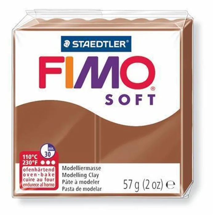 Główne zdjęcie produktu FIMO® soft 8020 56g hnědá