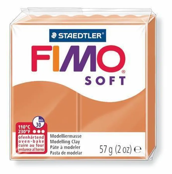 Główne zdjęcie produktu FIMO® soft 8020 56g koňak