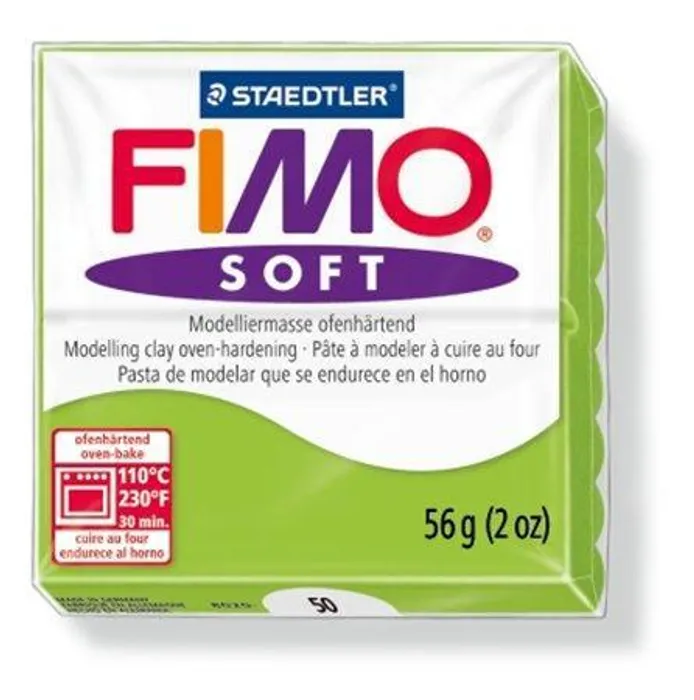 Główne zdjęcie produktu FIMO® soft 8020 56g světle zelená