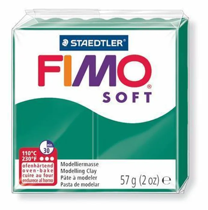 Główne zdjęcie produktu FIMO® soft 8020 56g tmavě zelená
