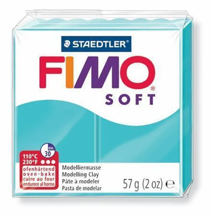 Główne zdjęcie produktu FIMO® soft 8020 56g tyrkysová