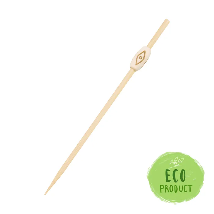 Główne zdjęcie produktu Fingerfood bodec (bambusový FSC 100%) Natur 12cm [100 ks]