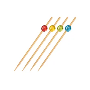Fingerfood patyczek bambusowy (FSC 100%) Koralik 12cm [100 szt.]