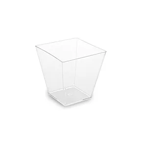 Fingerfood pojemnik (PS) kwadrat krystaliczny 50 x 50 x 45 mm 60ml [50 szt.]