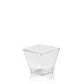 Następne zdjęcie produktu Fingerfood pojemnik (PS) kwadrat krystaliczny 50 x 50 x 45 mm 60ml [50 szt.]
