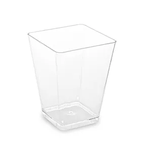 Fingerfood pojemnik (PS) kwadrat krystaliczny 58 x 58 x 76 mm 160ml [20szt.]
