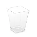 Następne zdjęcie produktu Fingerfood pojemnik (PS) kwadrat krystaliczny 58 x 58 x 76 mm 160ml [20szt.]