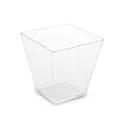 Fingerfood pojemnik (PS) kwadrat krystaliczny 59 x 59 x 54 mm 100ml [50 szt.]