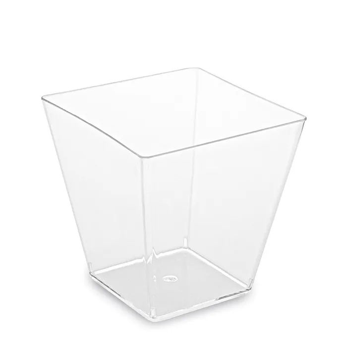 Główne zdjęcie produktu Fingerfood kelímek hranatý, čirý 7,2 x 7,2 x 7,2 cm - 230 ml [20 ks]