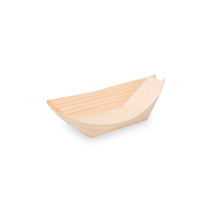 Główne zdjęcie produktu Fingerfood miska dřevěná, lodička 13 x 8 cm [100 ks]