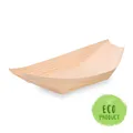 Następne zdjęcie produktu Pojemnik fingerfood drewniany łódka 21,5 x 11 cm [100 szt]