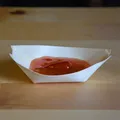 Następne zdjęcie produktu Pojemnik fingerfood drewniany łódka 8 x 5,5 cm [100 szt]