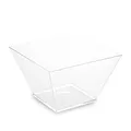 Następne zdjęcie produktu Fingerfood pojemnik (PS) kwadrat krystaliczny 110 x 110 x 70 mm 500ml [20szt.]
