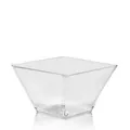Następne zdjęcie produktu Fingerfood pojemnik (PS) kwadrat krystaliczny 110 x 110 x 70 mm 500ml [20szt.]