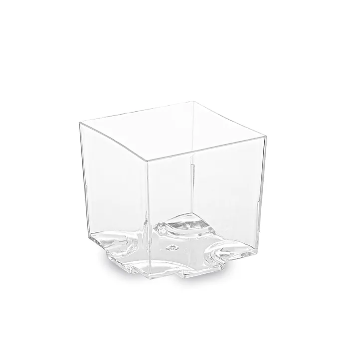 Główne zdjęcie produktu Fingerfood miska hranatá, čirá 4,4 x 4,4 x 4,3 cm - 65 ml [20 ks]