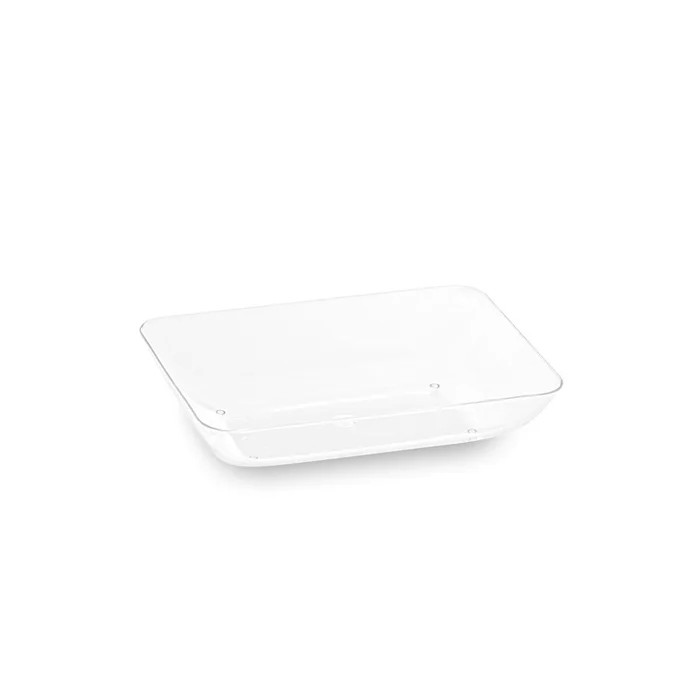 Główne zdjęcie produktu Fingerfood talířek obdelníkový, čirý 7,7 x 5,2 x 1,6 cm [50 ks]