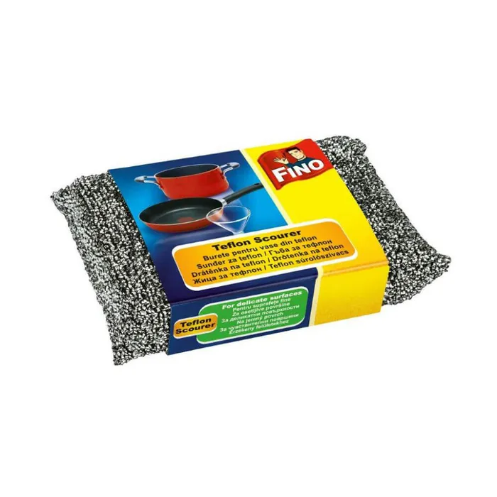 Główne zdjęcie produktu Fino Teflon Scourer drátěnka na teflon, jemný povrch 1 kus