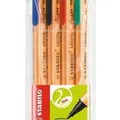 Następne zdjęcie produktu Marker "GREENpoint", 4 kolory, 0,8mm, STABILO