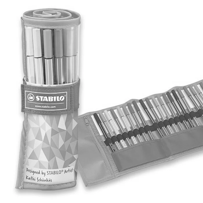 Główne zdjęcie produktu Fix Stabilo Pen 68 Rollerset sada, 25 ks