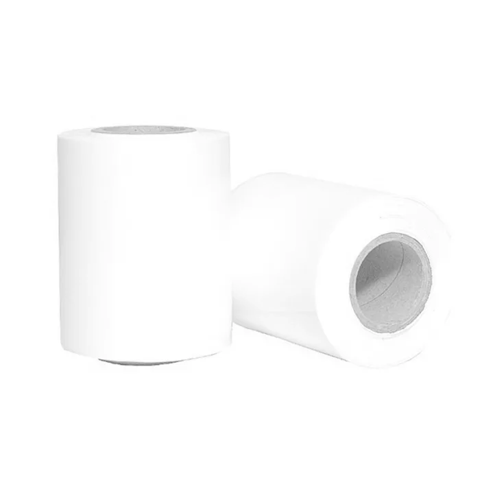 Główne zdjęcie produktu Fixační fólie bílá, šíře 100 mm, 23 mic 150 m