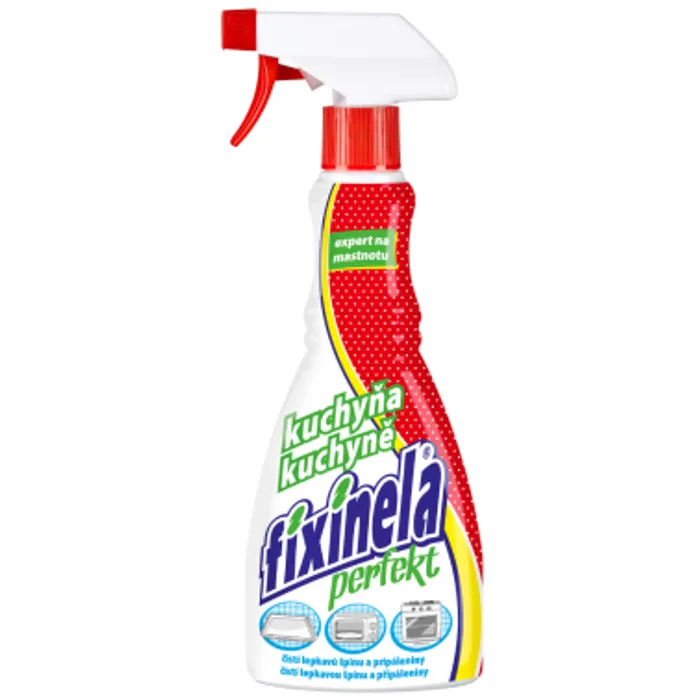 Główne zdjęcie produktu Fixinela Perfekt Kuchyně tekutý prostředek na mytí kuchyně rozprašovač 500 ml