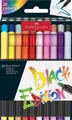 Następne zdjęcie produktu Fixy Faber-Castell Black Edition Brush 20 barev