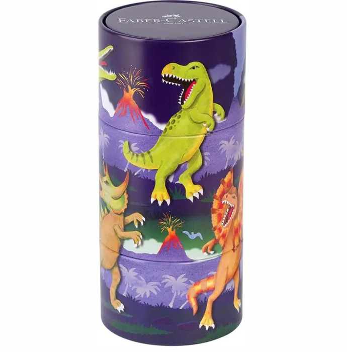 Główne zdjęcie produktu Fixy Faber-Castell Connector Dinosaurus tuba, 20 ks
