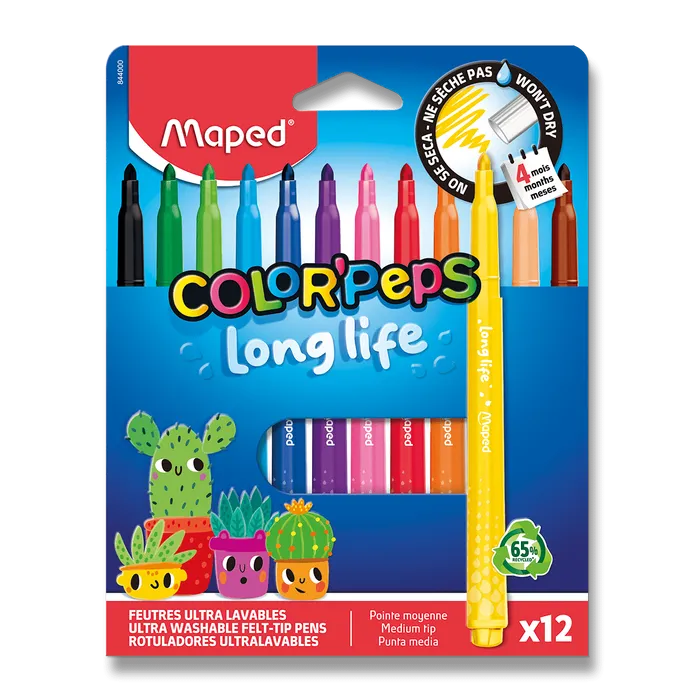 Główne zdjęcie produktu Fixy MAPED Long Life 2.0 - 12 ks