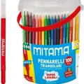 Następne zdjęcie produktu Wkrętaki, zestaw, 100 szt., zmywalne, 3 mm, trójkątne, MITAMA 62876