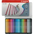 Flamastry STABILO Pen 68 30 szt. w metalowym pudełku