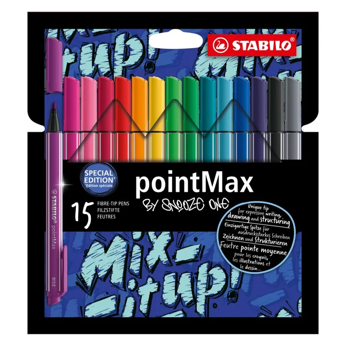 Główne zdjęcie produktu Fixy STABILO pointMax 15 ks "Snooze One"