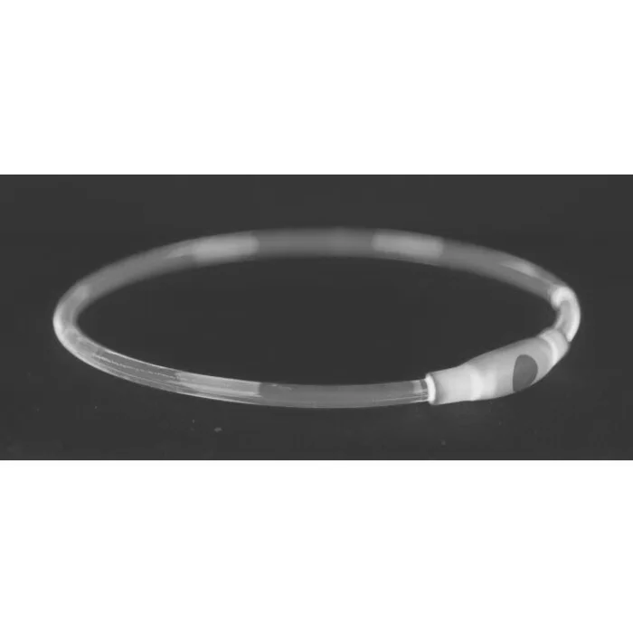 Główne zdjęcie produktu Flash light ring USB, blikací obojek, červená S-M: 40 cm/ o 8 mm