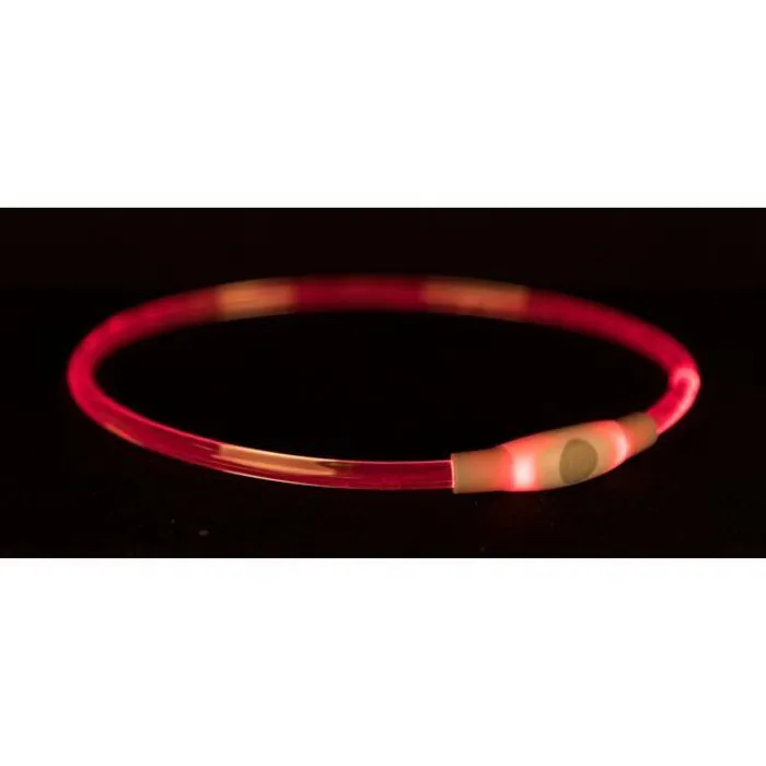 Główne zdjęcie produktu Flash light ring USB, blikací obojek, vícebarevný S-M: 40 cm/ o 8 mm