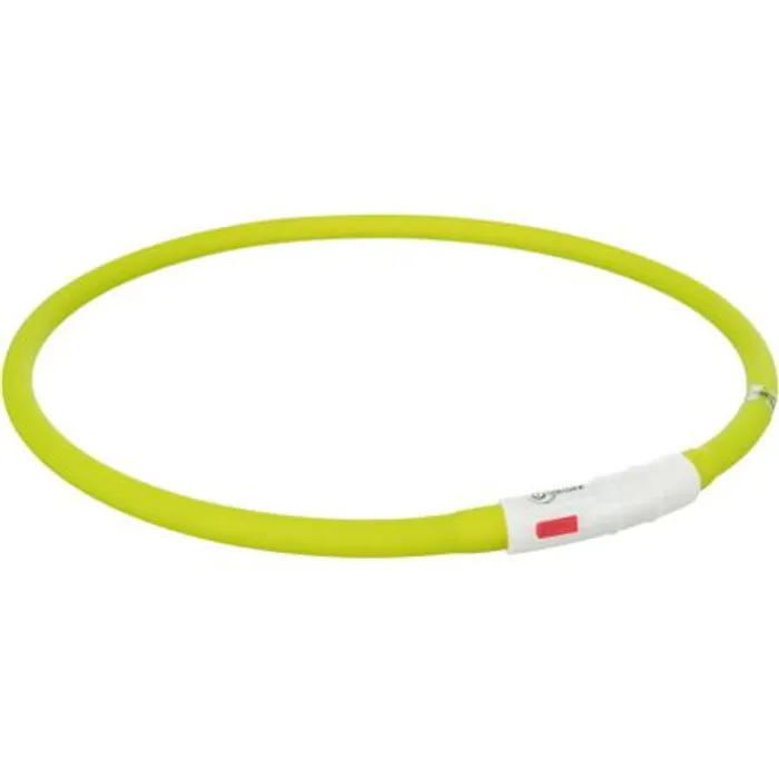 Główne zdjęcie produktu Flash USB svítící obojek XS-XL 70 cm / 10 mm, zelený