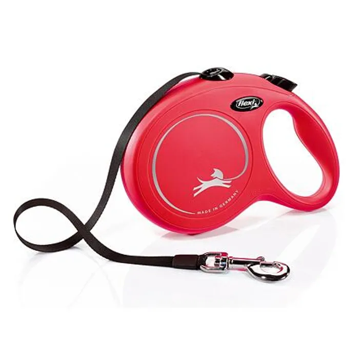 Główne zdjęcie produktu Flexi New Classic L pásek 8 m, max. 50 kg, červená