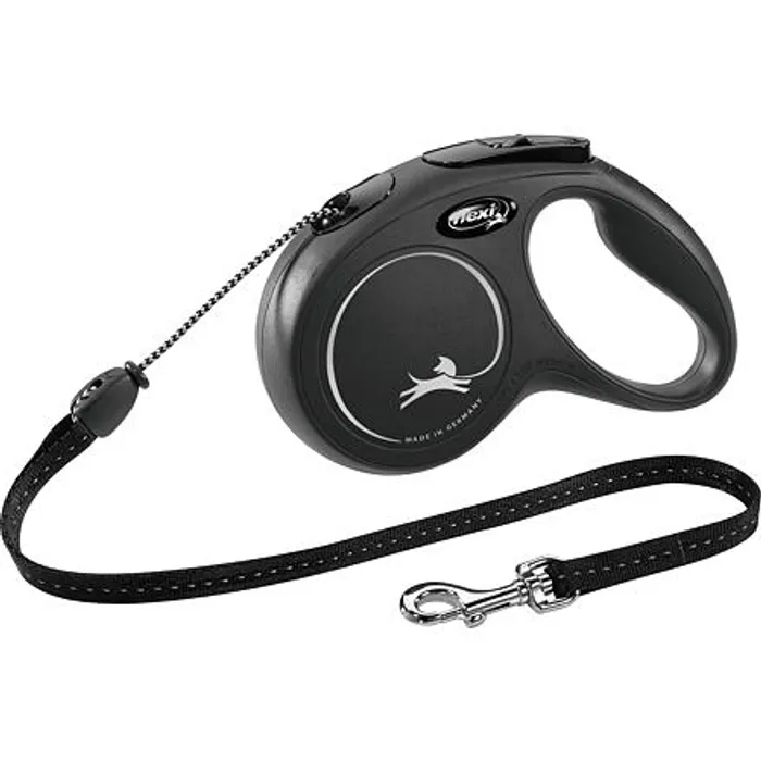Główne zdjęcie produktu Flexi New Classic M šňůra 5 m, max. 20kg, - černá