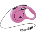 Następne zdjęcie produktu Przewód Flexi New Classic XS 3 m, maks. 8 kg, - różowy
