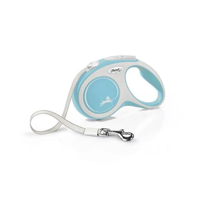 Główne zdjęcie produktu Flexi New Comfort S pásek 5 m, max. 15 kg, světlemodrá