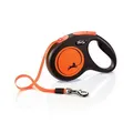 Następne zdjęcie produktu Flexi New Neon M pasek 5 m, max. 25 kg, pomarańczowy