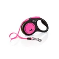 Następne zdjęcie produktu Flexi New Neon M pasek 5 m, max. 25 kg, różowy