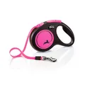 Następne zdjęcie produktu Flexi New Neon M pasek 5 m, max. 25 kg, różowy