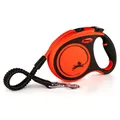 Następne zdjęcie produktu Flexi Xtreme L pásek 5 m, max. 65 kg, černá/oranžová