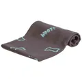 Następne zdjęcie produktu Kocyk polarowy BEANY 100x70cm - szary w niebieskie kostki