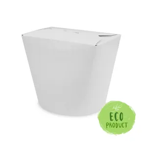 Kubełek zamykany (PAP/PE) biały 500ml/16oz [50 szt]
