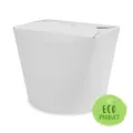 Kubełek zamykany (PAP/PE) biały 750ml/26oz [50 szt]