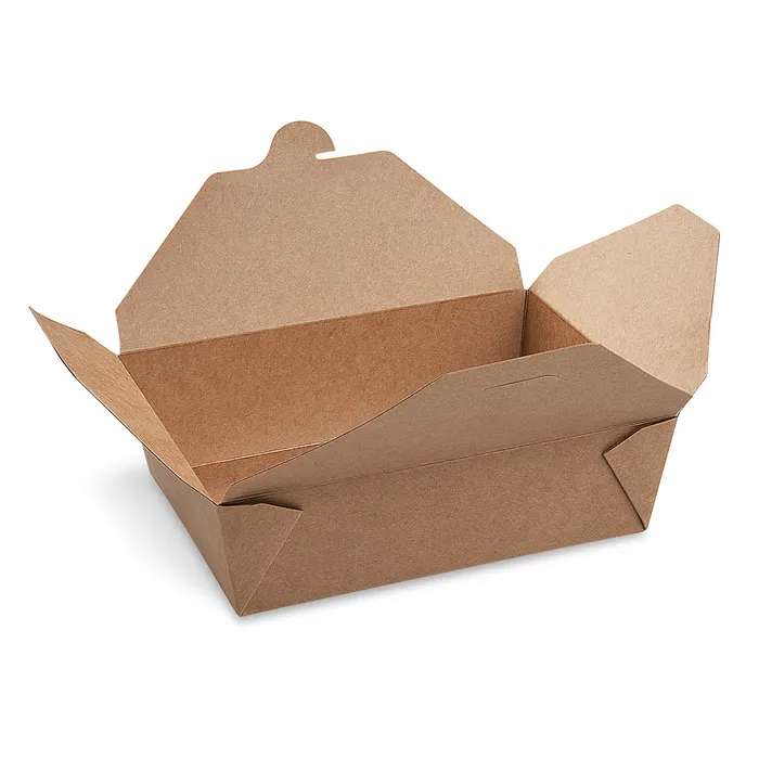 Główne zdjęcie produktu Food box (PAP/PE) nepromastitelný kraft `L` 195 x 138 mm 2500ml [40 ks]
